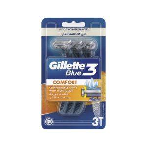 Gillette Blue3 Comfort Disposable Razors (Pack of 3)