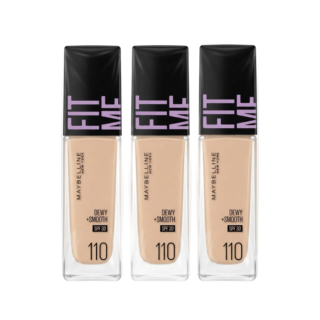 Maybelline Fit Me Dewy + Smooth Foundation — Shade 110